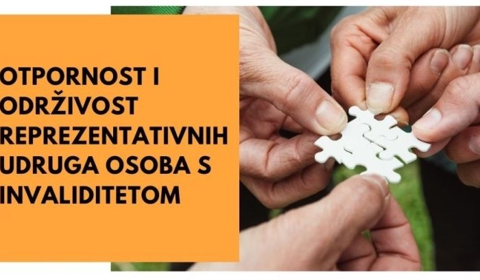 Analiza rezultata istraživanja o otpornosti i održivosti reprezentativnih udruga osoba s invaliditetom