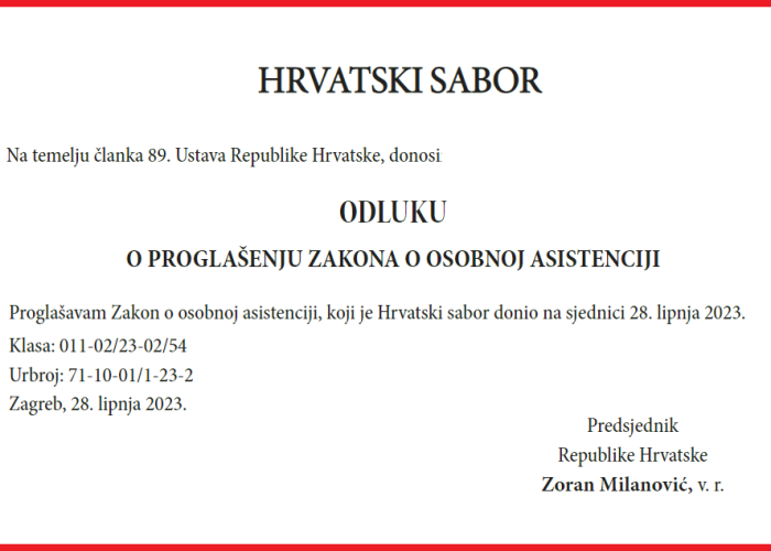 Koje novosti donosi Zakon o osobnoj asistenciji?